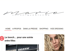 Tablet Screenshot of chroniqueblonde.com